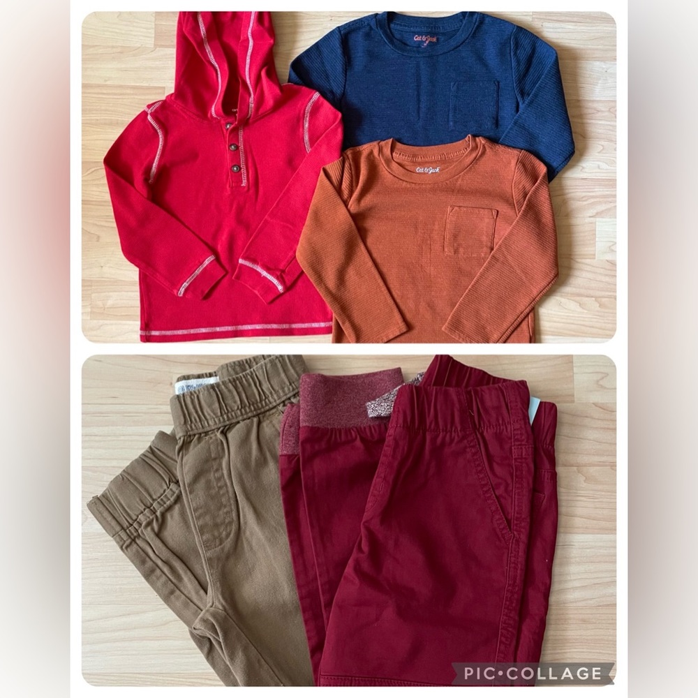 Boy’s 5T Clothing Bundle Pants and Long Sleeve Shirts
